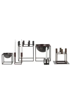 Kubus 4 Lysestage, hvid fra Audo Copenhagen