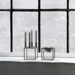 Kubus 4 Lysestage, olive fra Audo Copenhagen