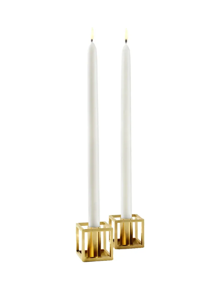 Kubus Micro lysestager, sort fra Audo Copenhagen