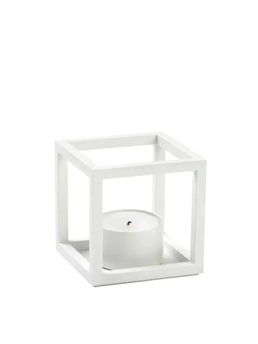 Kubus T Lysestage, hvid fra Audo Copenhagen