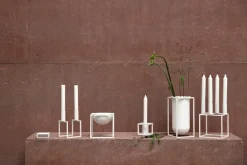 Kubus Vase Lolo, hvid fra Audo Copenhagen