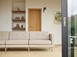 L42 Firhøj Sofa 3-Personers m. chaiselong, beige fra FDB Møbler