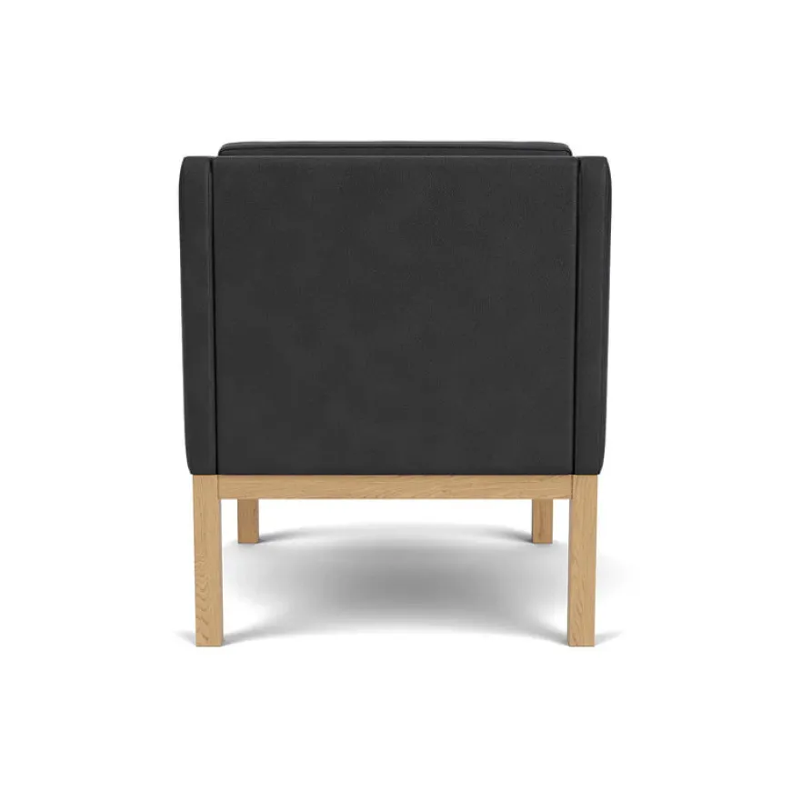 L46 MK155 lænestol, beige tekstil af Mogens Koch