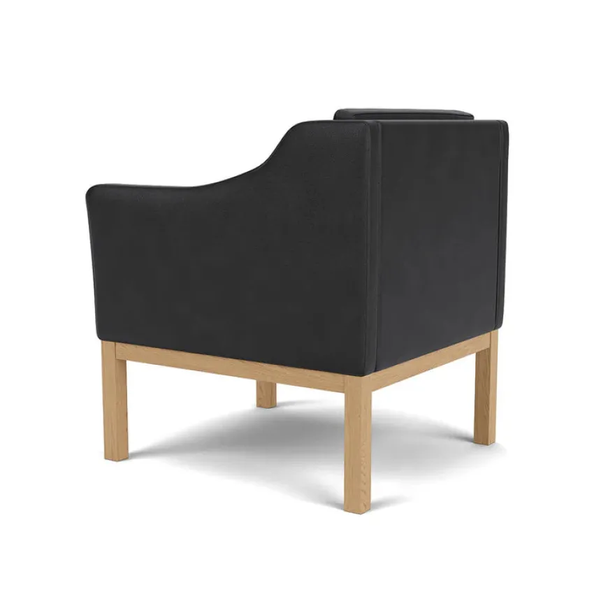 L46 MK155 lænestol, beige tekstil af Mogens Koch