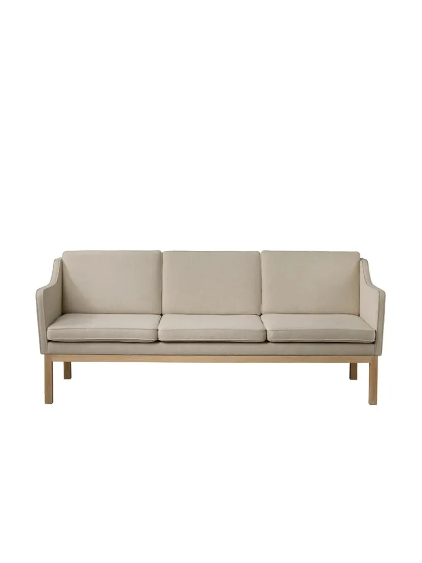 L43 MK46 Sofa, beige tekstil af Mogens Koch