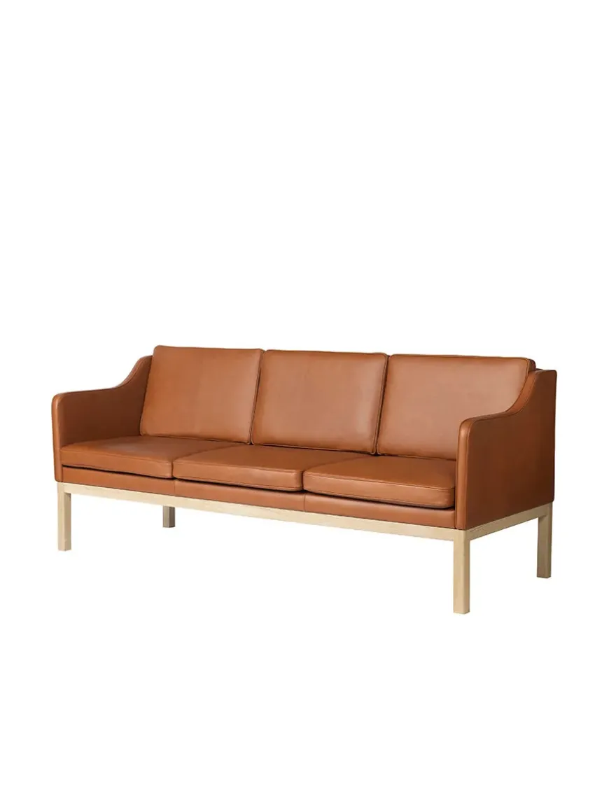 L43 MK46 Sofa, cognac læder af Mogens Koch