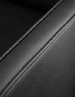 L43 MK46 Sofa, sort læder af Mogens Koch