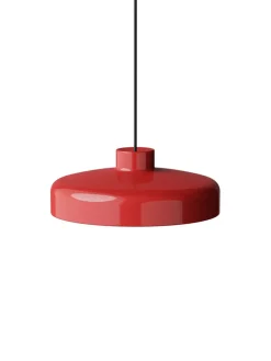 Lacquer pendant medium, grey fra Nine