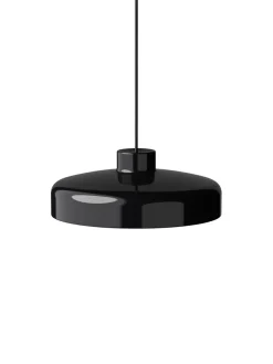 Lacquer pendant medium, grey fra Nine