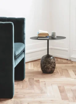 Lato bord LN9, Deep Green & Verde Alpi Marble fra &Tradition