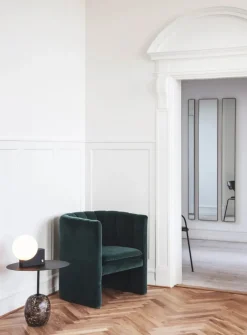 Lato bord LN9, Deep Green & Verde Alpi Marble fra &Tradition