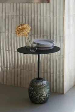 Lato bord LN9, Deep Green & Verde Alpi Marble fra &Tradition