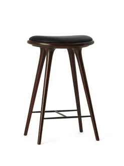 Lav barstol i aluminium fra Mater