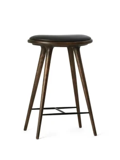 Lav barstol i sæbebehandlet eg fra Mater