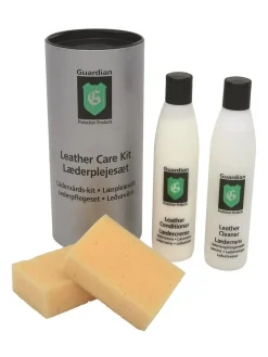 Læderplejesæt - anilin, semianilin, dækfarvet fra Guardian