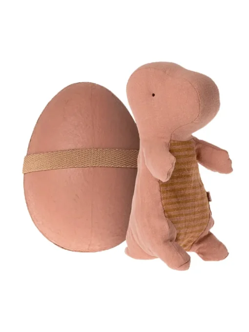 Lille Gantosaurus i æg, gammel rosa fra Maileg