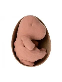 Lille Gantosaurus i æg, gammel rosa fra Maileg