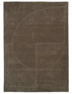 Lineal Poem Tæppe, Beige fra Linie Design