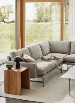 Lissoni PL115 Hjørnesofa, Clay 012 fra Fritz Hansen