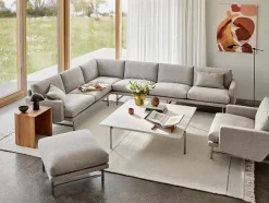 Lissoni PL115 Hjørnesofa, Clay 012 fra Fritz Hansen