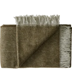 Livø Plaid, rosewood fra Silkeborg Uldspinderi