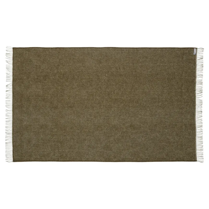 Livø Plaid, rosewood fra Silkeborg Uldspinderi