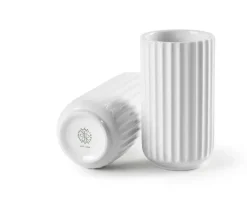 Lyngbyvasen blå glas fra Lyngby Porcelæn