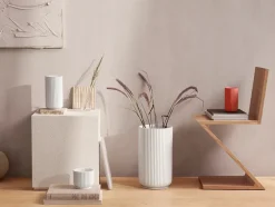 Lyngbyvasen i lilla, H20,5 cm fra Lyngby Porcelæn