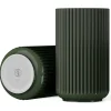 Lyngbyvasen i mørk grøn, H31 cm fra Lyngby Porcelæn