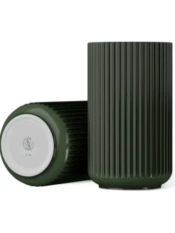 Lyngbyvasen i mørk grøn, H31 cm fra Lyngby Porcelæn