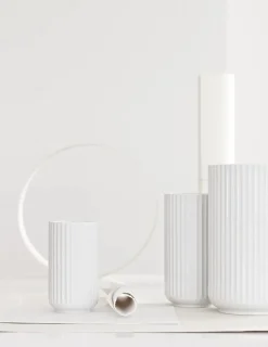 Lyngbyvasen i mørk grøn, H31 cm fra Lyngby Porcelæn