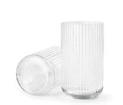 Lyngbyvasen i rosa, H25 cm fra Lyngby Porcelæn