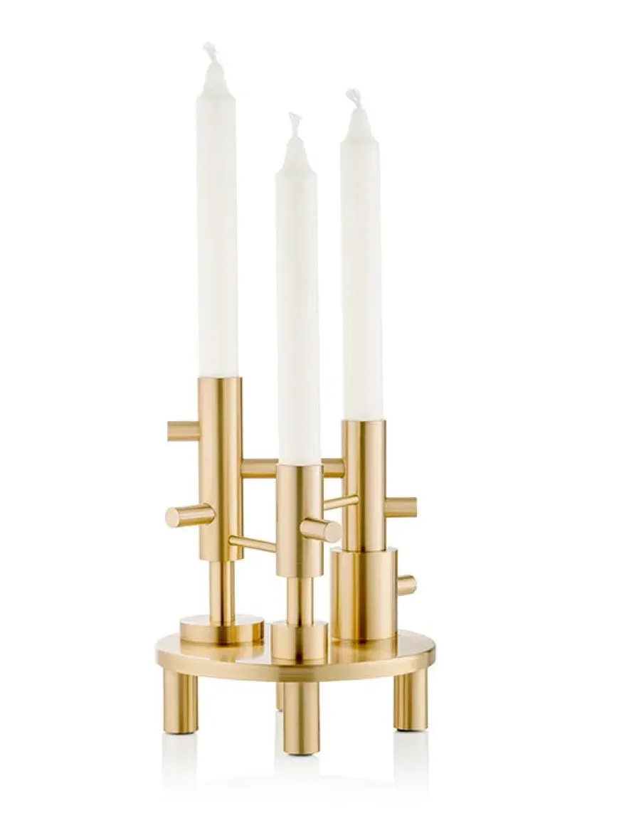 Lysestage large stål af Jaime Hayon