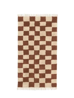 Mara Washable Rug 90 x 150 cm, rust fra Ferm Living