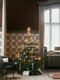 Marble Baubles, M, sæt á 4 stk. fra Ferm Living