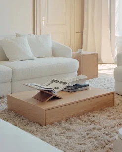 Mass Coffee Table Wide, black fra New Works