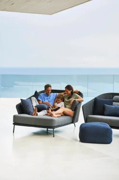 Mega Daybed, højre, inkl. hyndesæt fra Cane-line