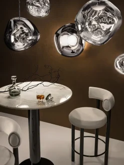 Melt Pendant Silver, 50 cm fra Tom Dixon