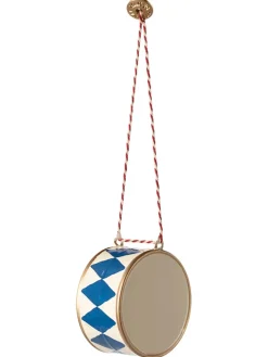 Metal ophæng, stor tromme, lys lilla fra Maileg