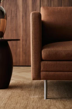 MH276 4 pers. sofa i Baltique anilinlæder fra Mogens Hansen