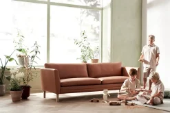 MH2301 Sofa, gefion læder fra Mogens Hansen