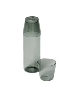 Milk, set of 1 carafe + 2 glasses, aqua fra Nine