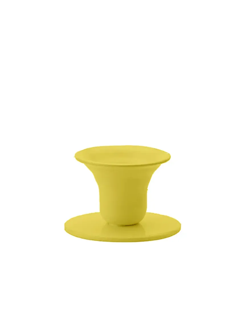 Mini Bell lysestage, gul fra Kunstindustrien