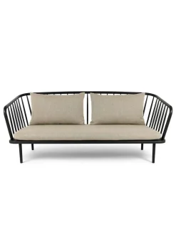 Mollis sofa, sort eg og uld fra Mater