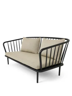 Mollis sofa, sort eg og uld fra Mater