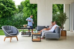 Moments 2 pers. Sofa højre inkl. hynder fra Cane-line