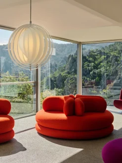 Moon Acrylic Pendant, Ø34 af Verner Panton