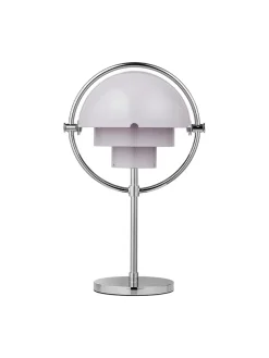 Multi-Lite Portable Bordlampe, krom/hvid fra GUBI