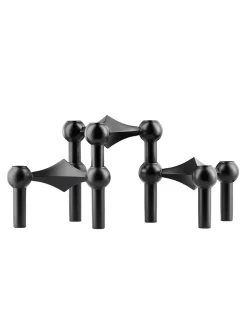 Nagel Lysestage, bronzeret messing fra STOFF Nagel