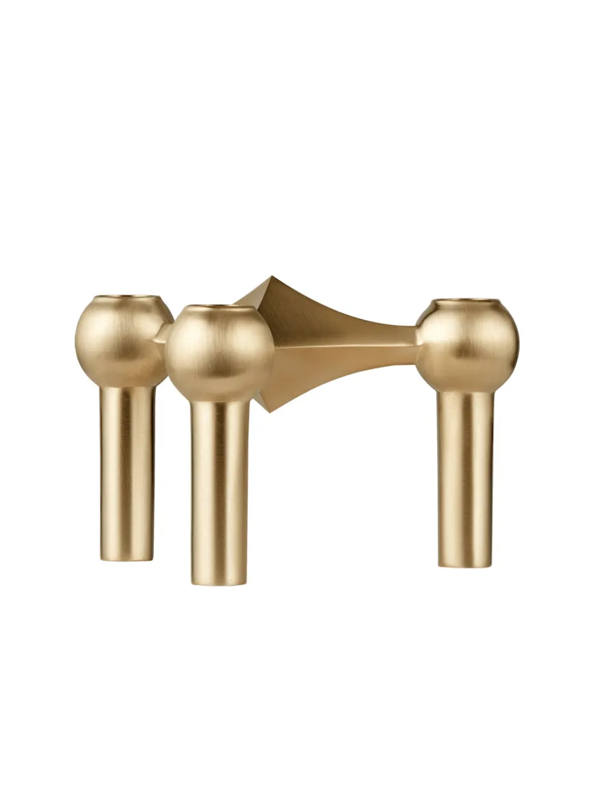 Nagel Lysestage, messing fra STOFF Nagel